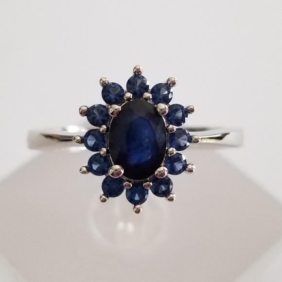 2ct TW Natural Sapphire Ring - Picture 2 of 8